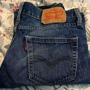 LEVI'S 511 Blue Jeans Pants Denim ((size W30 L32))